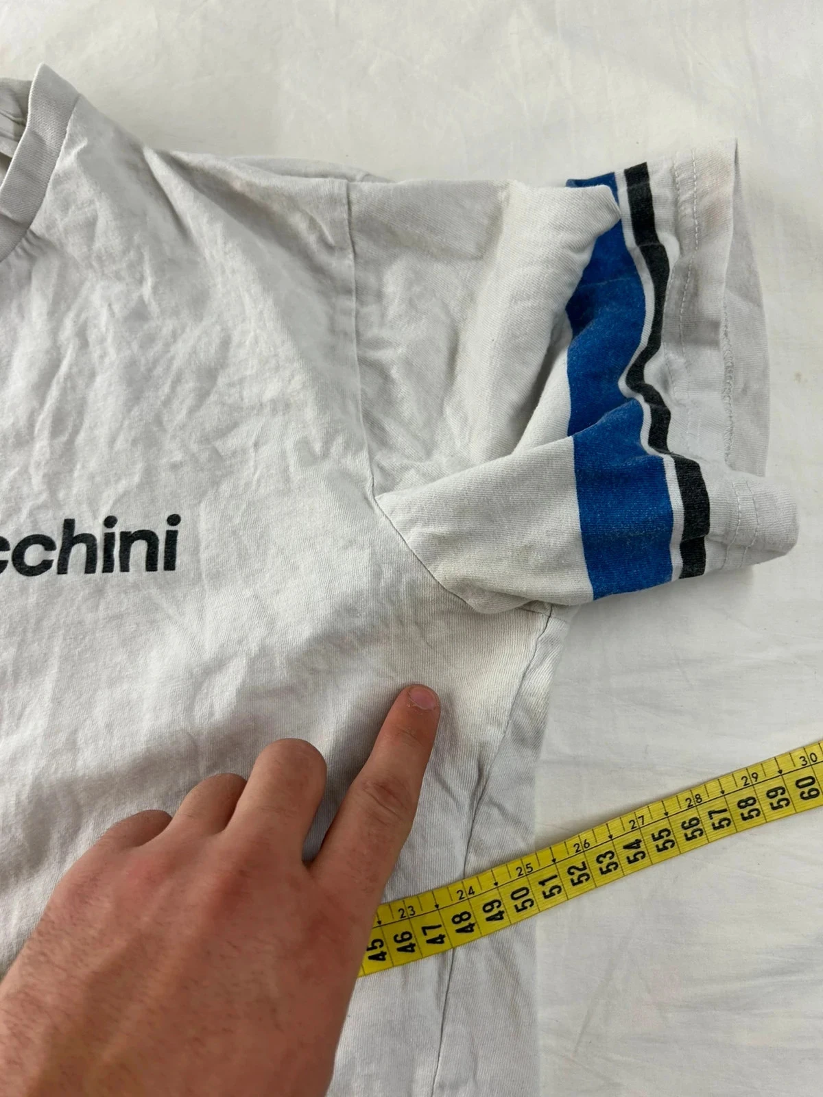 Camiseta branca com estampa Sergio Tacchini tamanho M – photo 10